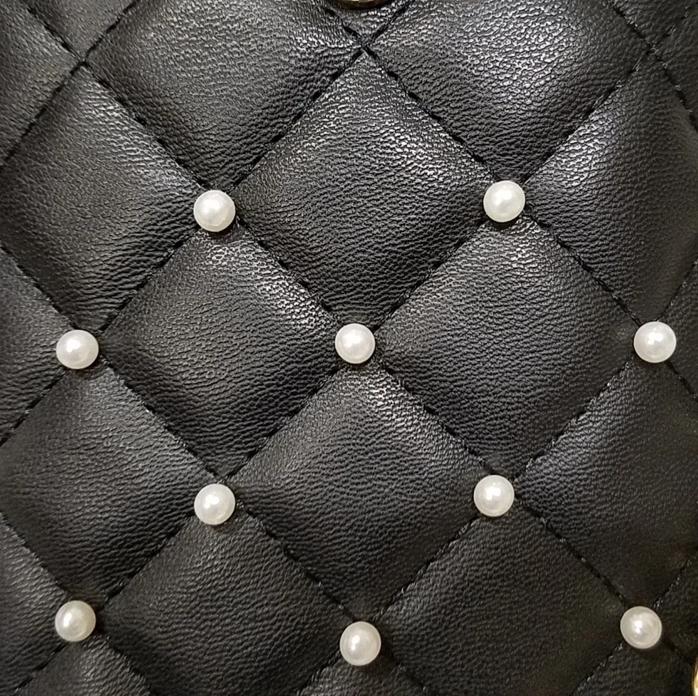 Badgley Mischka Quilted Pearl Phone Case